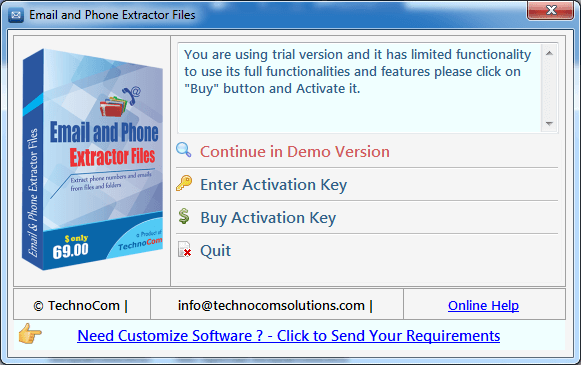 Email Phone Extractor Files