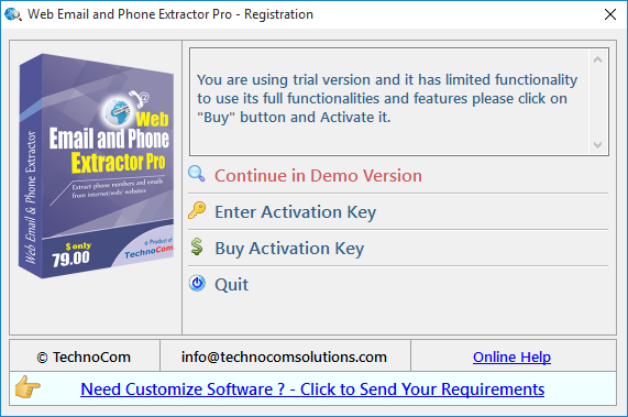 Web Email Phone Extractor