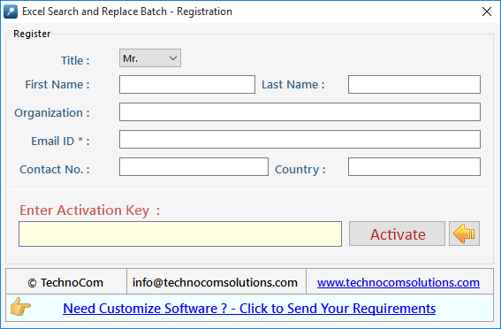 Excel Search and Replace