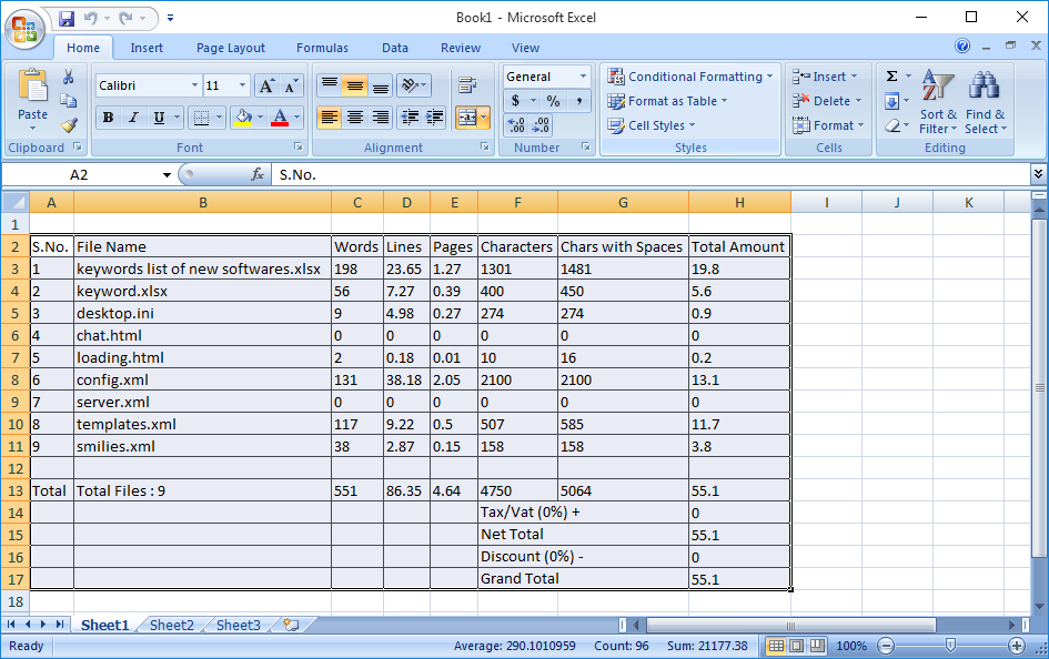 Word Count Mini